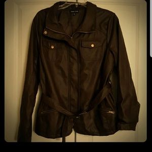 Stylish pleather jacket